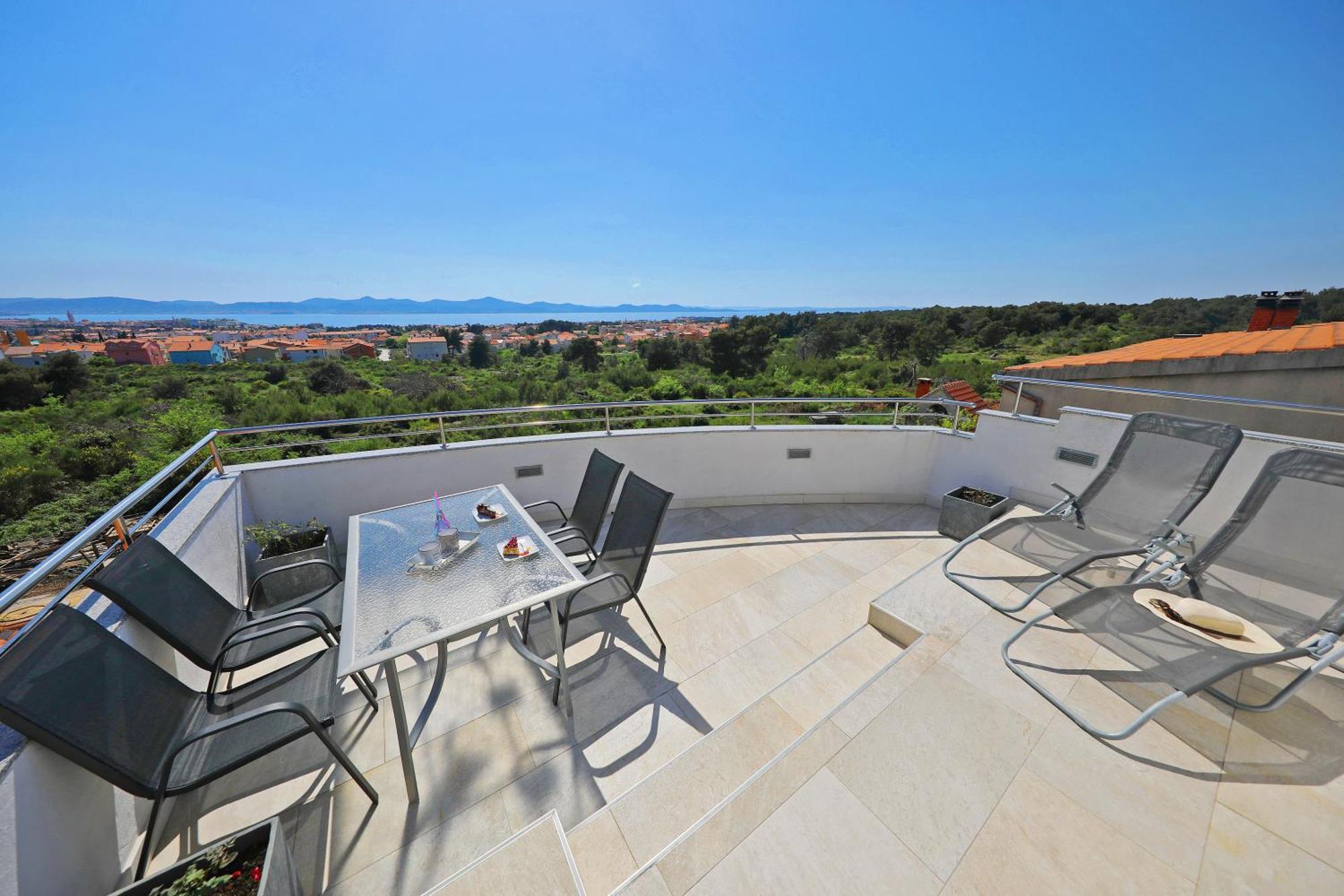 Magic Blue Sky Apartment 扎达尔 外观 照片